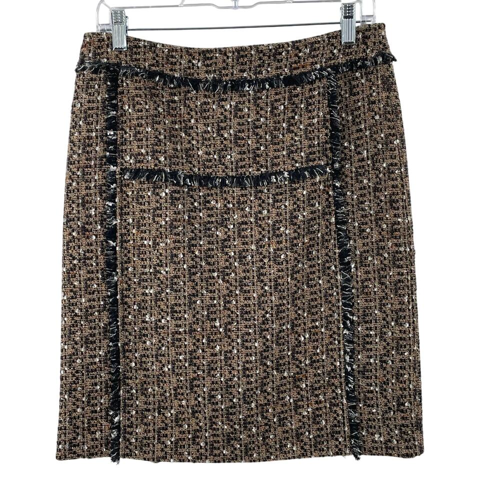 Tory Burch Wool Blend Knee Length Skirt, Sz. 6‎ Preppy Academia Career